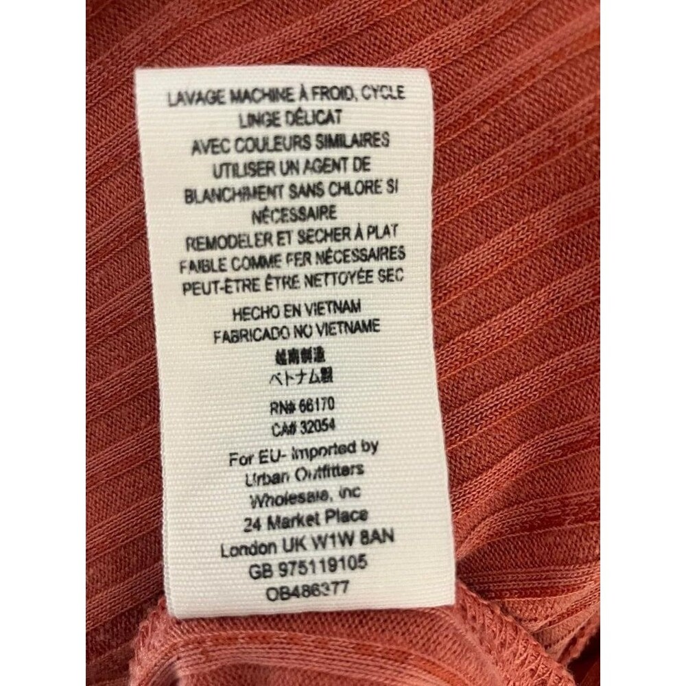 Free People S/P Burnt Orange Boho Maxi Tank Dress Faux Wrap Whimsigoth Aesthetic - Picture 8 of 10